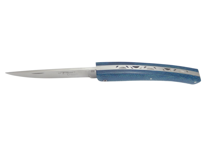 Le Thiers ® pliant, micarta bleu - Arbalète G. David