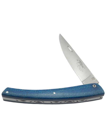 Le Thiers ® pliant, micarta bleu - Arbalète G. David