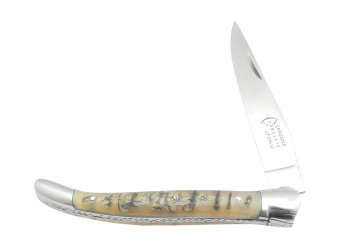Laguiole Prestige, ram horn handle - Arbalete G. David