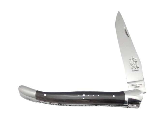 Laguiole Prestige, manche buffle noir - Arbalète G. David