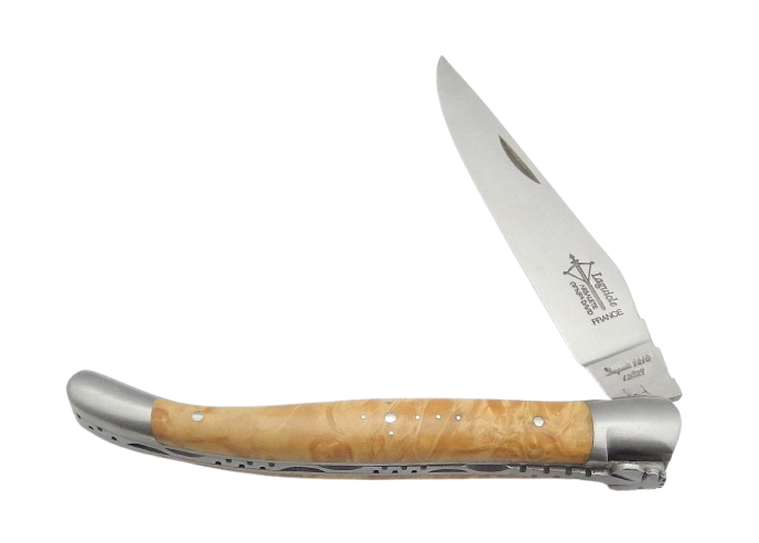 Laguiole Forged, stabilized maple burl - Arbalete G. David