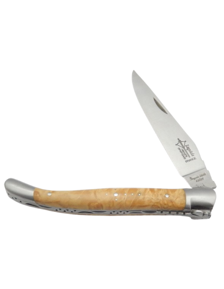 Laguiole Forged, stabilized maple burl - Arbalete G. David