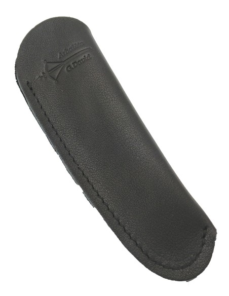 Black leather pocket sheath, 11 and 12 cm - Arbalète G.David