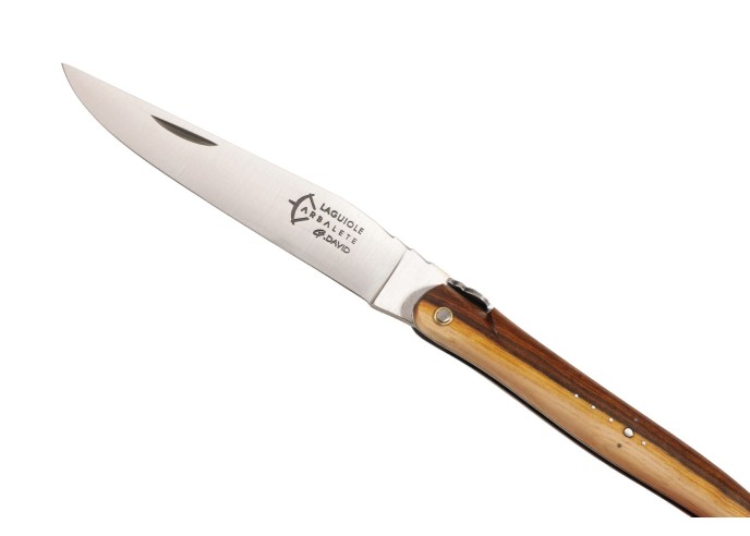 Laguiole pliant Forgé, manche en pistachier