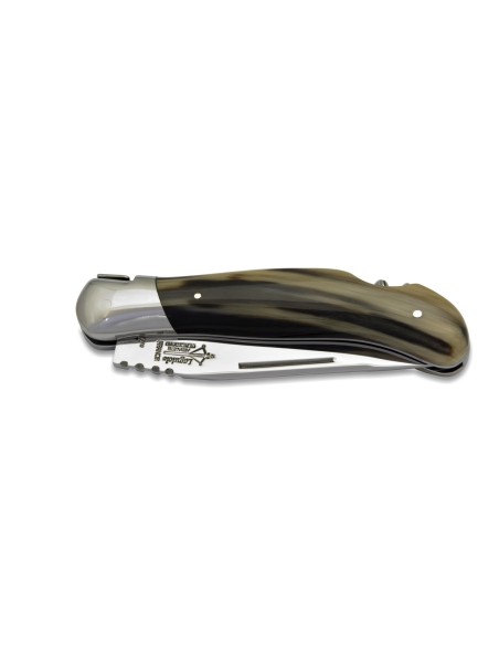 Laguiole nature Prestige 2 pièces en Pointe de Corne 12 cm