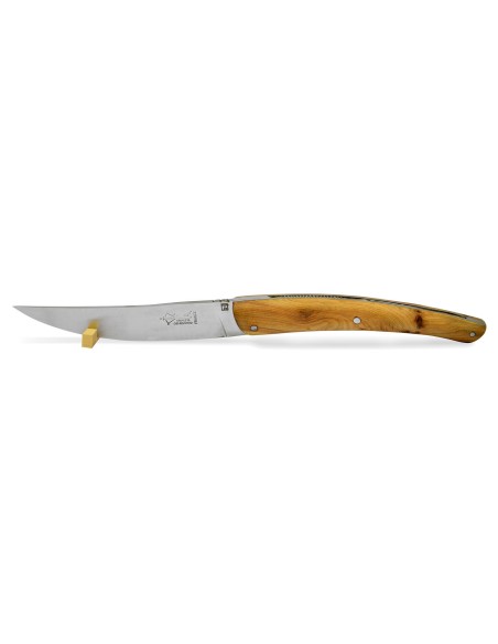 6 prestige Le Thiers ®  table knives, full Juniper wood handle, matt finish