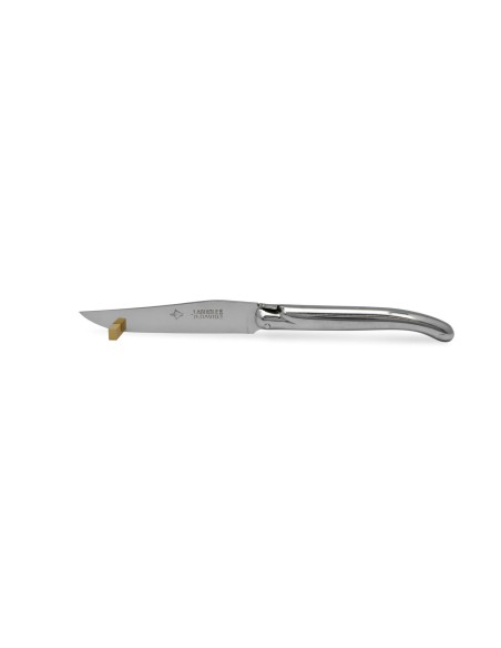 Box with 6 steak knives Laguiole Original, full handle in stainless steel with shiny finish, 21 cm, dishwasher